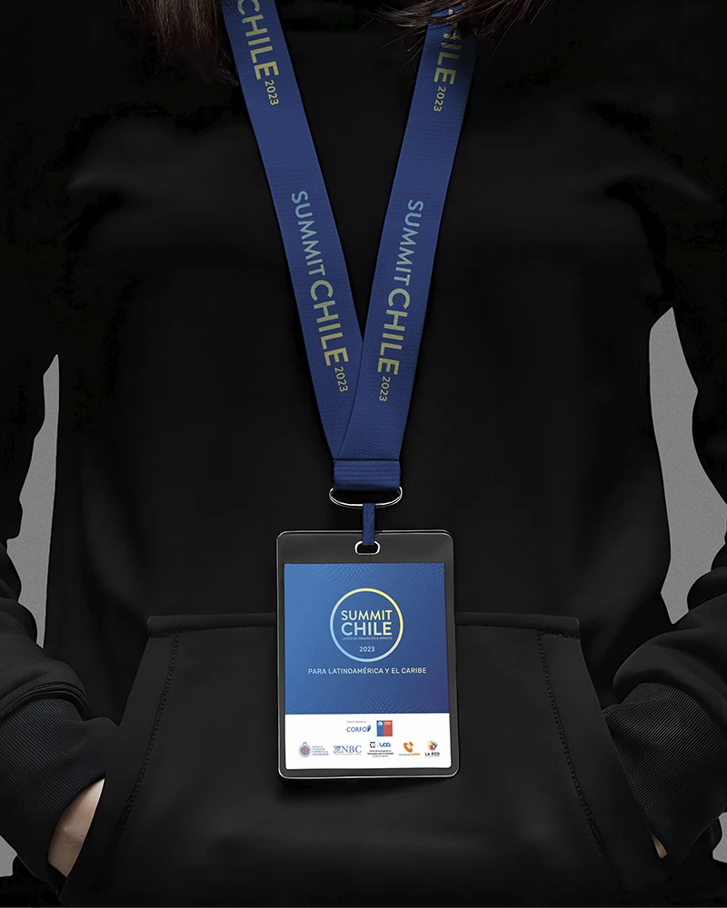Credenciales personalizadas asistentes evento