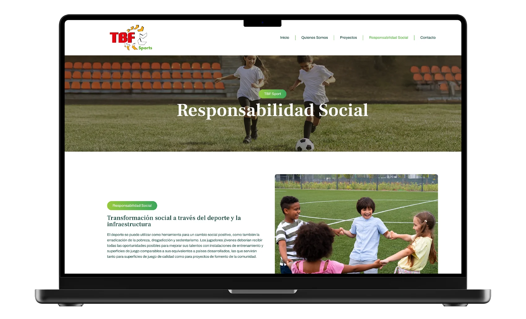 seccion nosotros tbf sport empresa pasto sintetico web